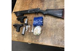 Pair arrested with guns and meth at 3:00 AM