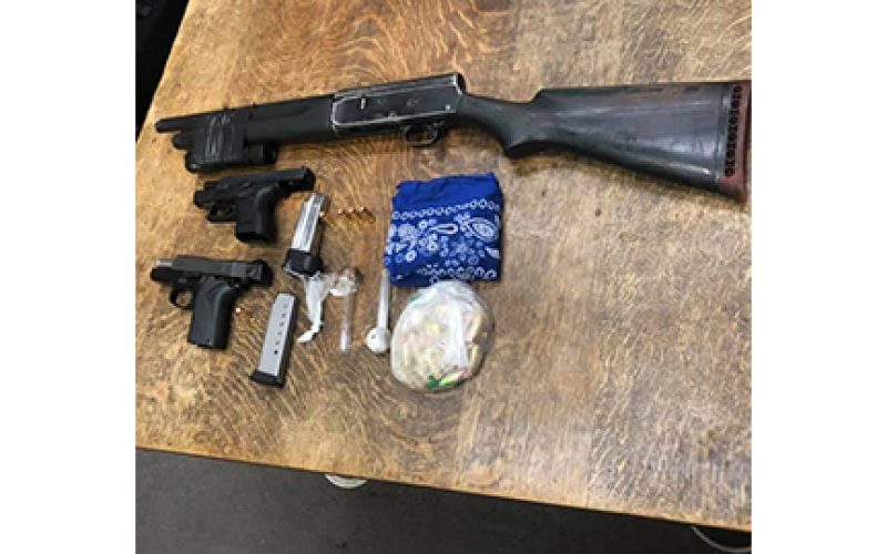 Pair arrested with guns and meth at 3:00 AM