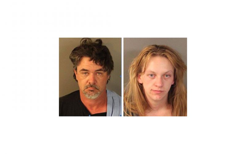 Man and woman caught smoking meth in their truck