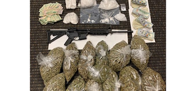 Drug house discovered as a result of a traffic stop