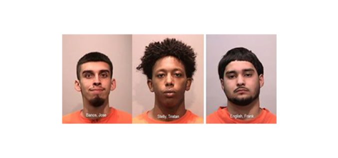 Trio nabbed at residential burglary in progress