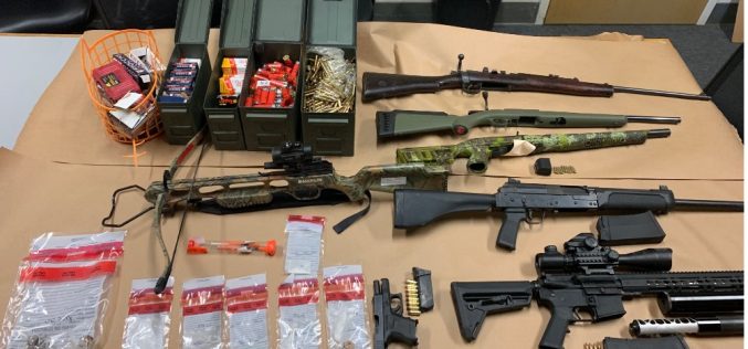 Search warrant turns up guns and drugs in Prunedale