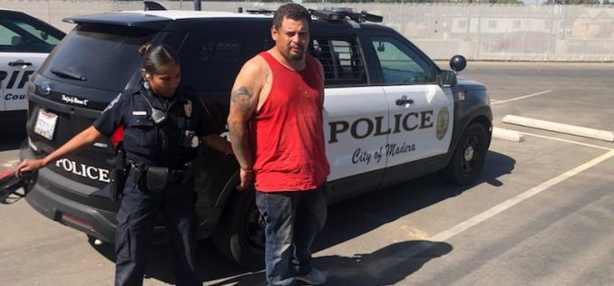 Wanted parolee busted with meth after short chase in Madera