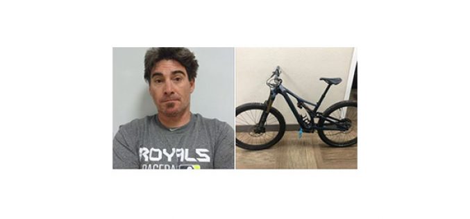 Mountain bike, stolen in May, recovered off of eBay