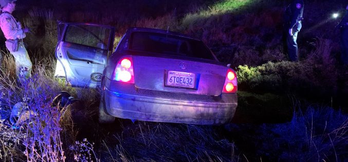 High-speed pursuit ends when driver crashes in marsh