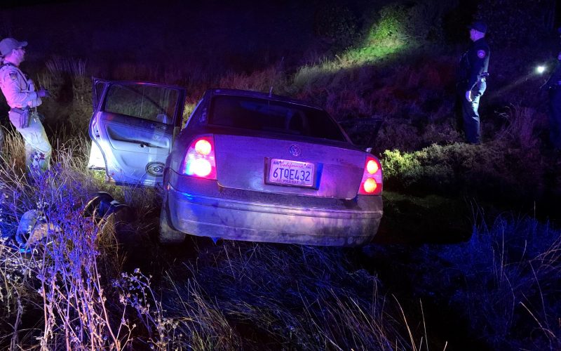 High-speed pursuit ends when driver crashes in marsh