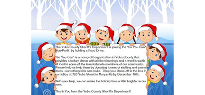 Yuba County Sheriff’s Office helps neighbors in need