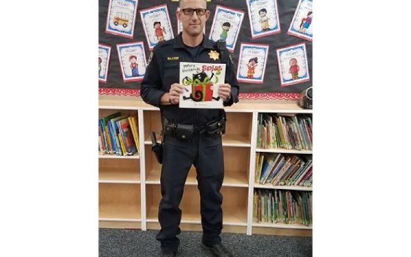 Officers visit elementary school to promote safety