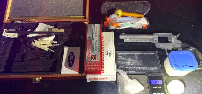 Stolen gun & suspected meth lead to arrest of two in Wheatland