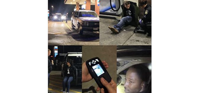 Thumbprint scanner, License plate reader aid in arrests