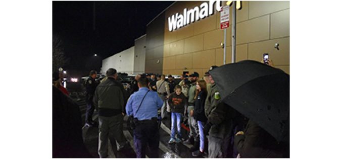 Shop With a Cop at Wal-Mart is a big Success