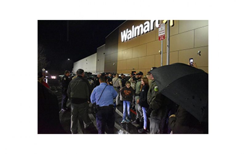 Shop With a Cop at Wal-Mart is a big Success