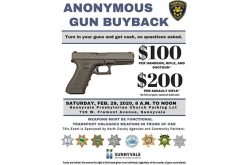 Gun Buyback announced in Sunnyvale