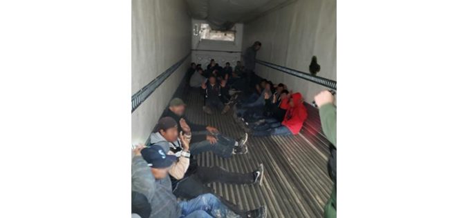 Tractor trailer driver tries to smuggle 26 illegals across the border