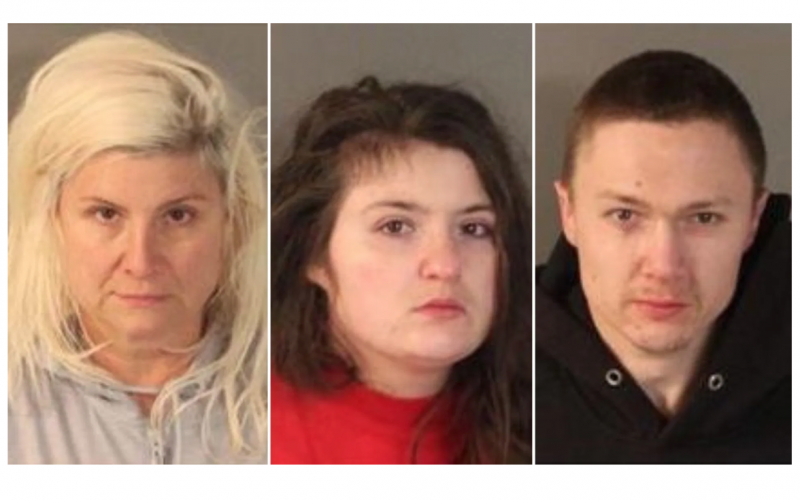 Three arrested after infant hospitalized for apparent drug overdose