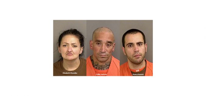 Three arrested for Saturday afternoon residential burglary