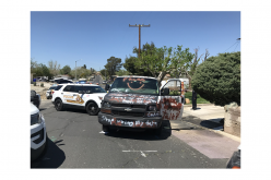 Pepper Spray, High-Speed Police Pursuit  – Graffiti-Covered Van Gone Wild