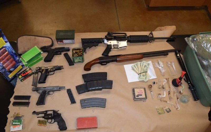 Calaveras County Narcotics Enforcement arrests three, seizes troves of weapons and drugs