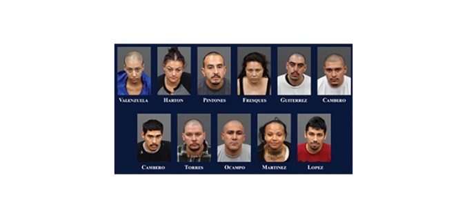 Drugs, Guns, and Money – 11 Arrested in Illegal-Gambling Operation Shut-Down at Apartment