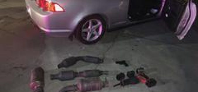 Two men Arrested for Catalytic Converter Thievery – Released at the Scene