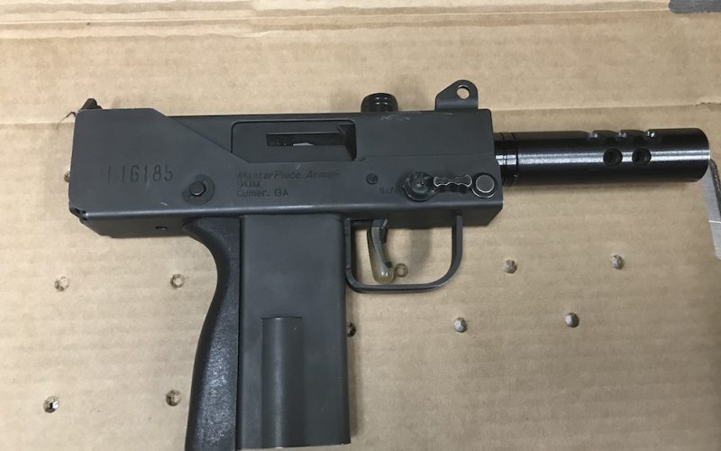 Man on felony probation caught with allegedly stolen handgun