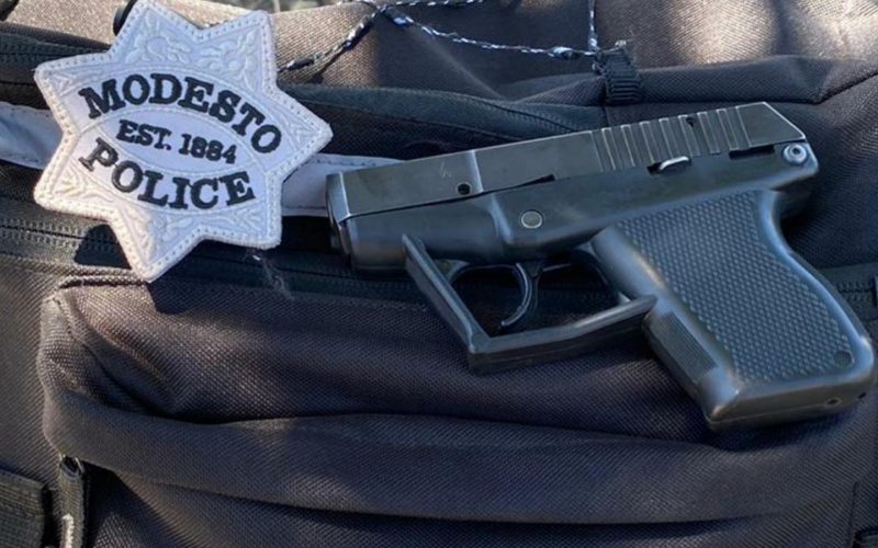 Modesto man arrested for alleged possession of stolen handgun