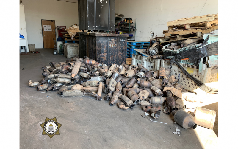 Thousands of allegedly stolen catalytic converters recovered in Elk Grove