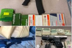 Two semi-autopmatic rifles seized and nine arrests