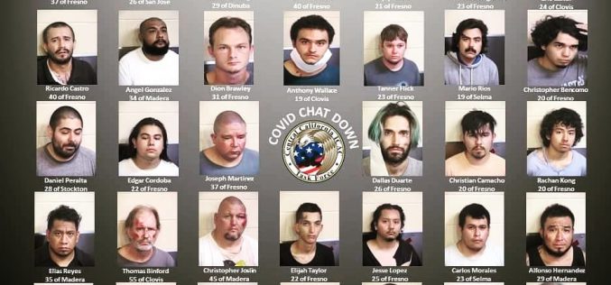 34 Central Valley Men Arrested For Meeting “Minors” For Sex During Undercover Operation “COVID Chat Down”