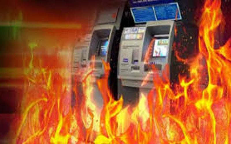 Grocery Store Clerk Arrested on Suspicion of Setting Bank ATMs on Fire