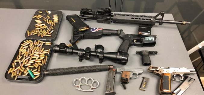 El Centro Police seize weapons in motel parking lot