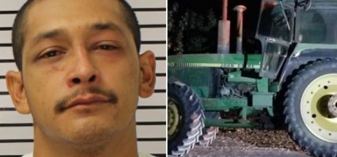 Man Arrested for Joyriding on Stolen John Deere Tractor