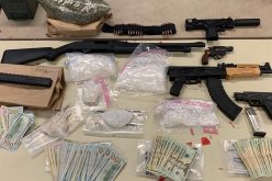 Three arrested for drugs and gun charges