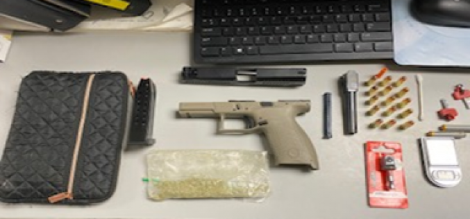 Border Patrol Intercepts Stolen Vehicle, Agents Seize Loaded Weapon and Drugs from Convicted Felon