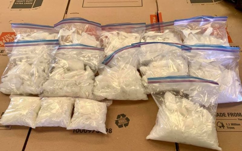 Search Warrant Yields 25 LBS of Drugs