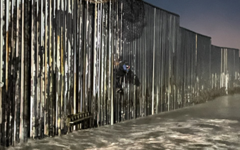 IMPERIAL BEACH – All Hung Up – On a Border Wall