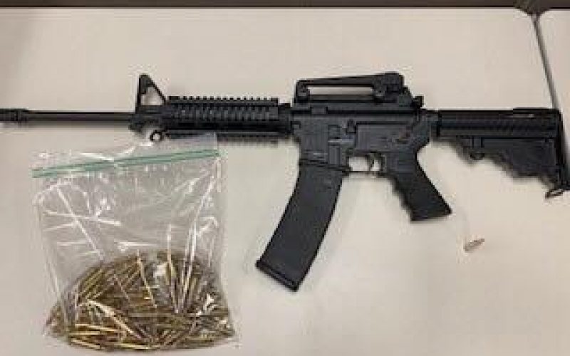 Police discover AR15 hidden in the engine