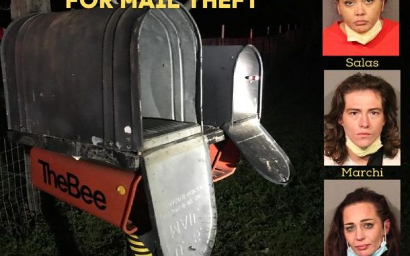 Trio of mail thieves caught and arrested