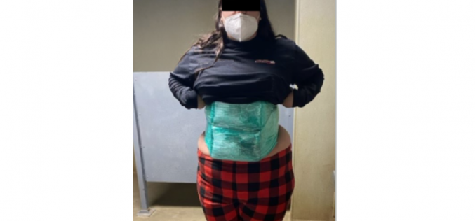 Border Patrol: U.S. woman stopped at border with packages of drugs strapped to her body