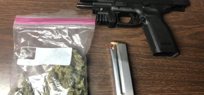 Juvenile arrested with stolen firearm