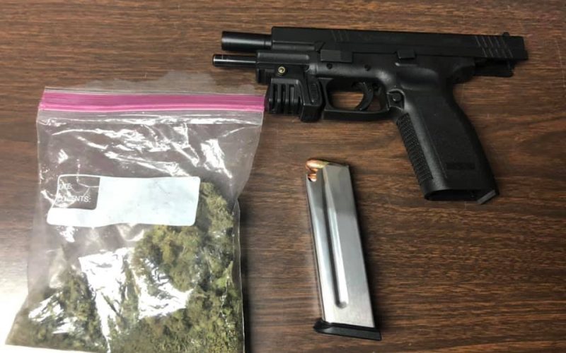 Juvenile arrested with stolen firearm