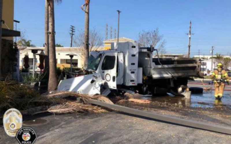 Stolen Runaway Recklessly-Crashing Dump Truck 