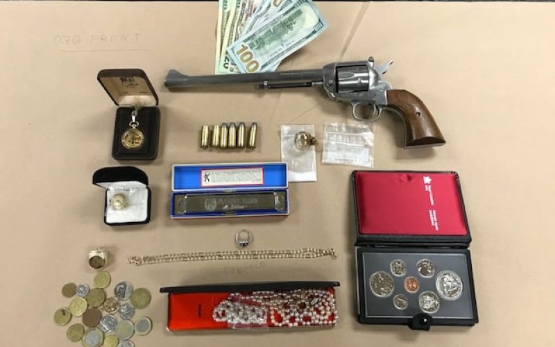 ARREST MADE for ARMED ROBBERY, NARCOTICS, FIREARMS