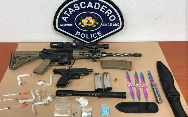 Weapons & Narcotics Arrest in Atascadero