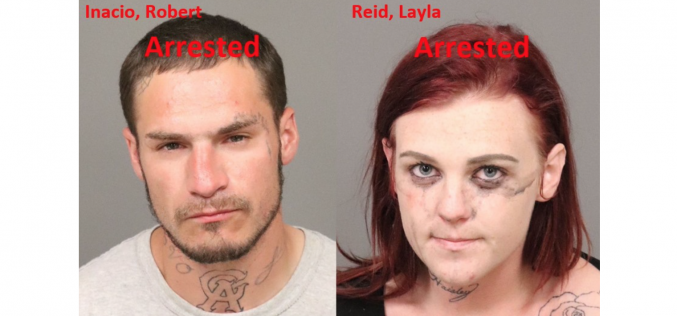 Two arrested in Grover Beach after allegedly being caught with stolen property