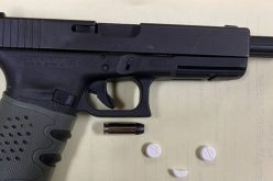 Pair arrested with stolen gun, pills, meth, pipe