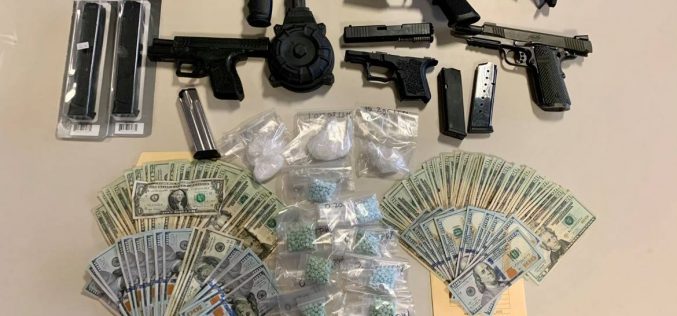 Two People Arrested for Narcotics & Firearms Trafficking