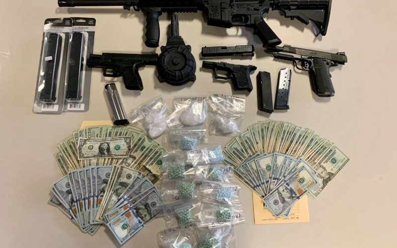 Two People Arrested for Narcotics & Firearms Trafficking