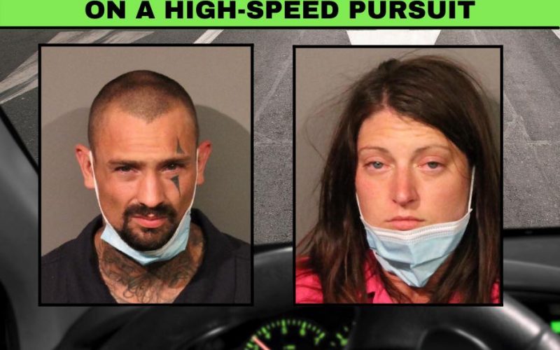 Couple arrested after high speed pursuit