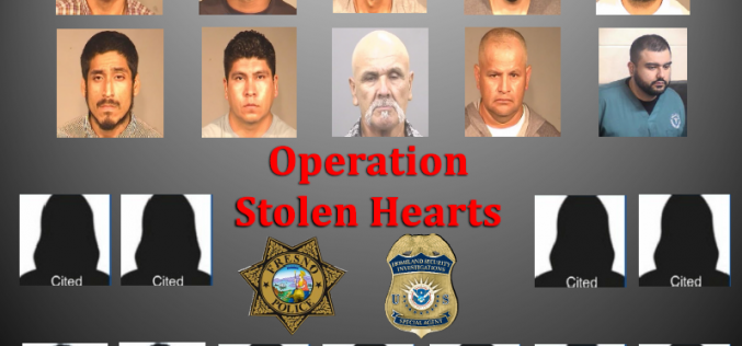 Results from “Operation Stolen Hearts” in Fresno